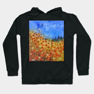 Red poppies Hoodie